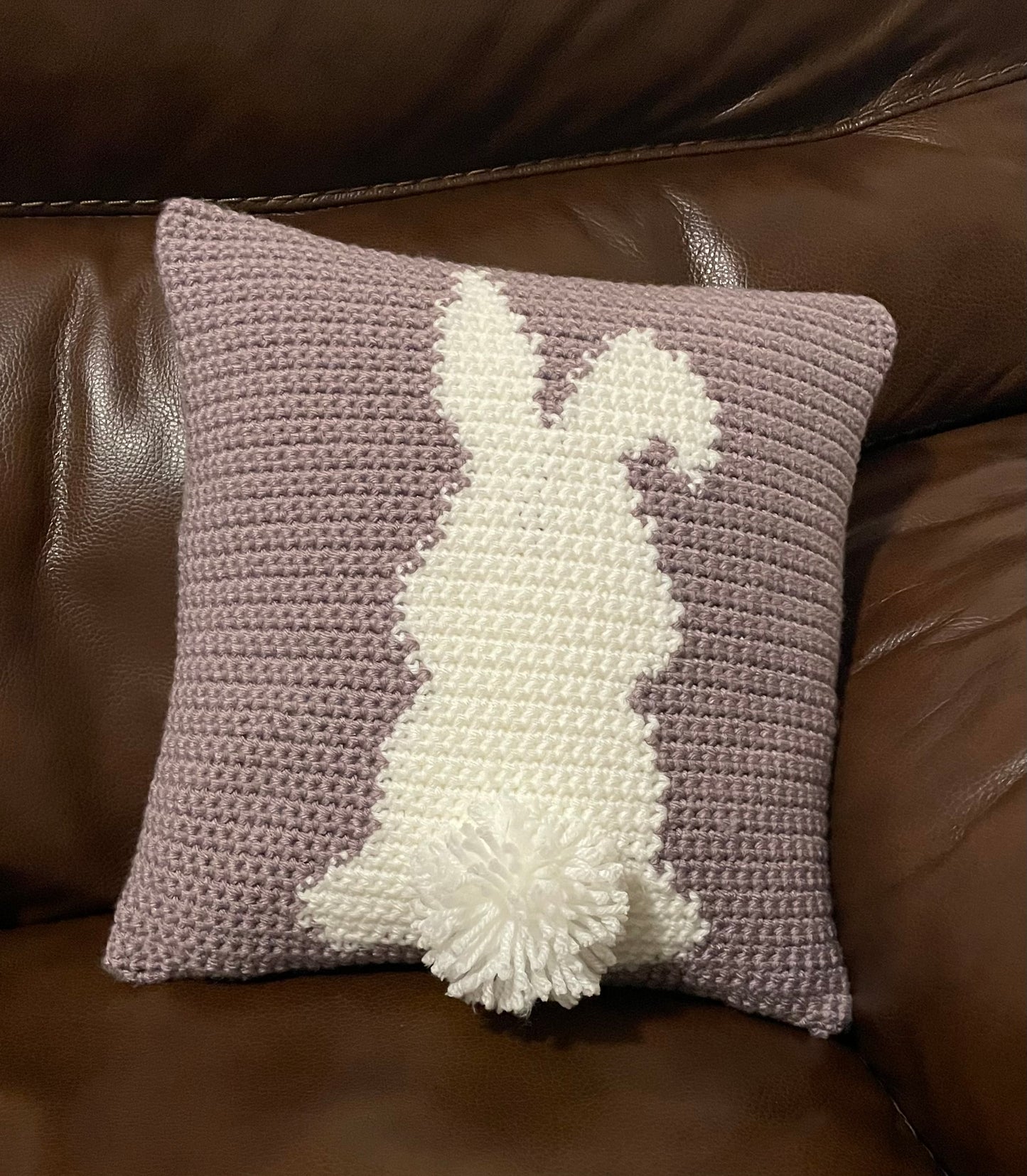 Crochet Bunny Pillow