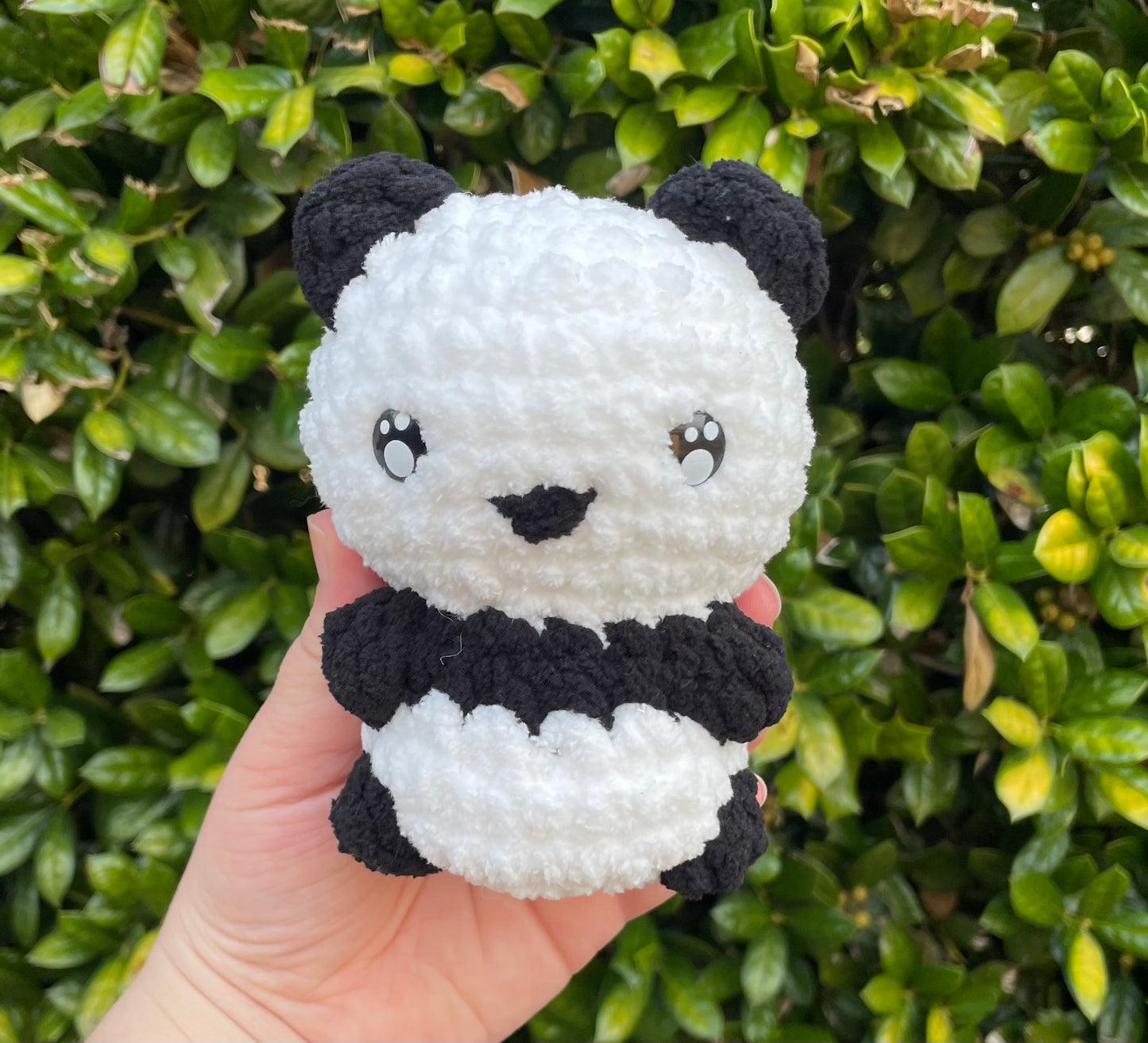 Crochet panda