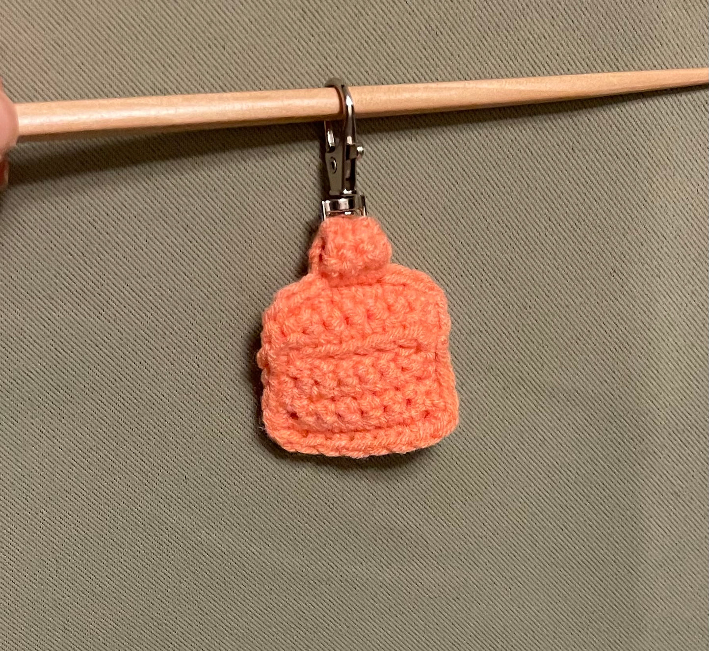 Crochet Aldi Quarter Holder Key Chain