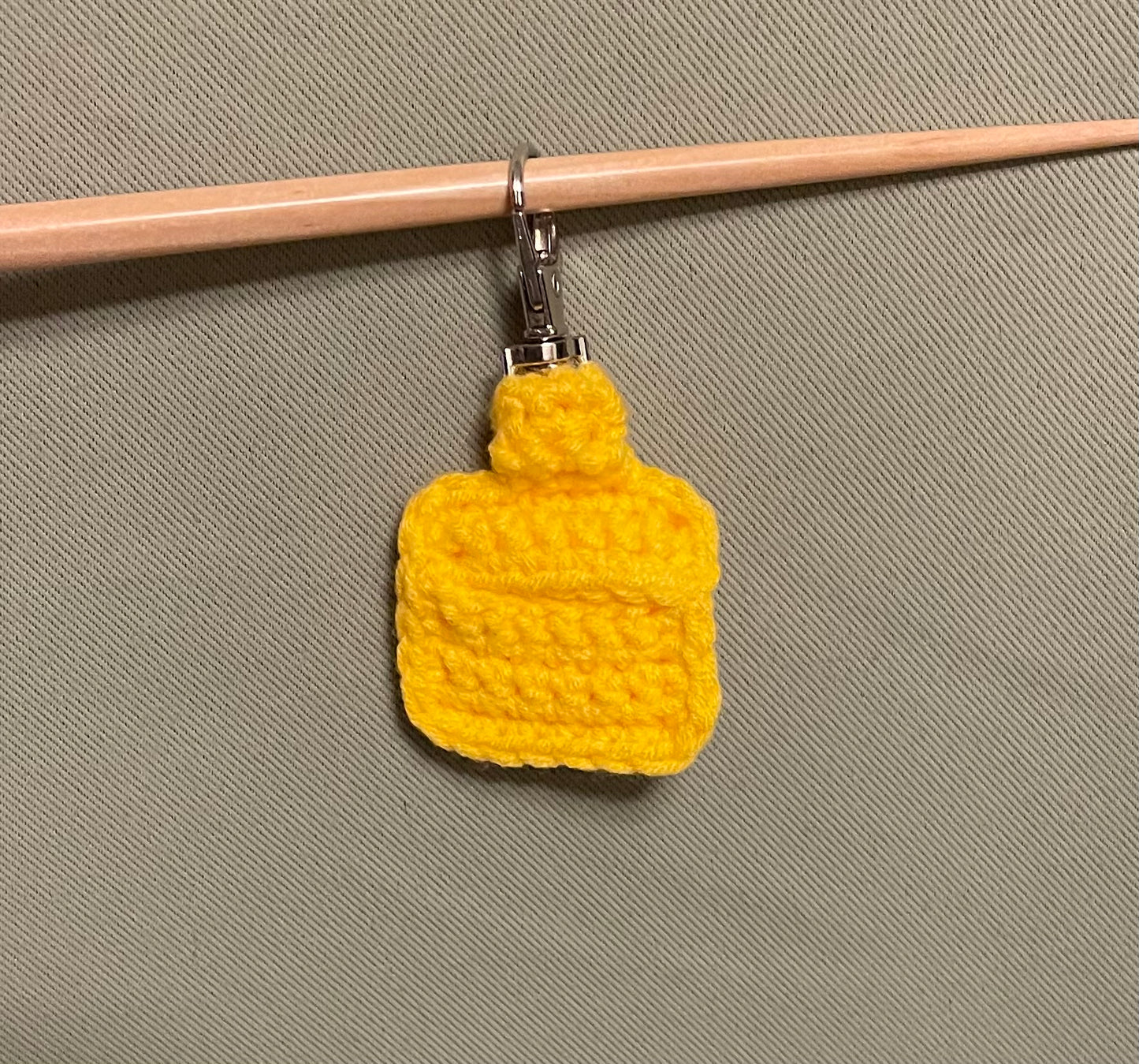 Crochet Aldi Quarter Holder Key Chain