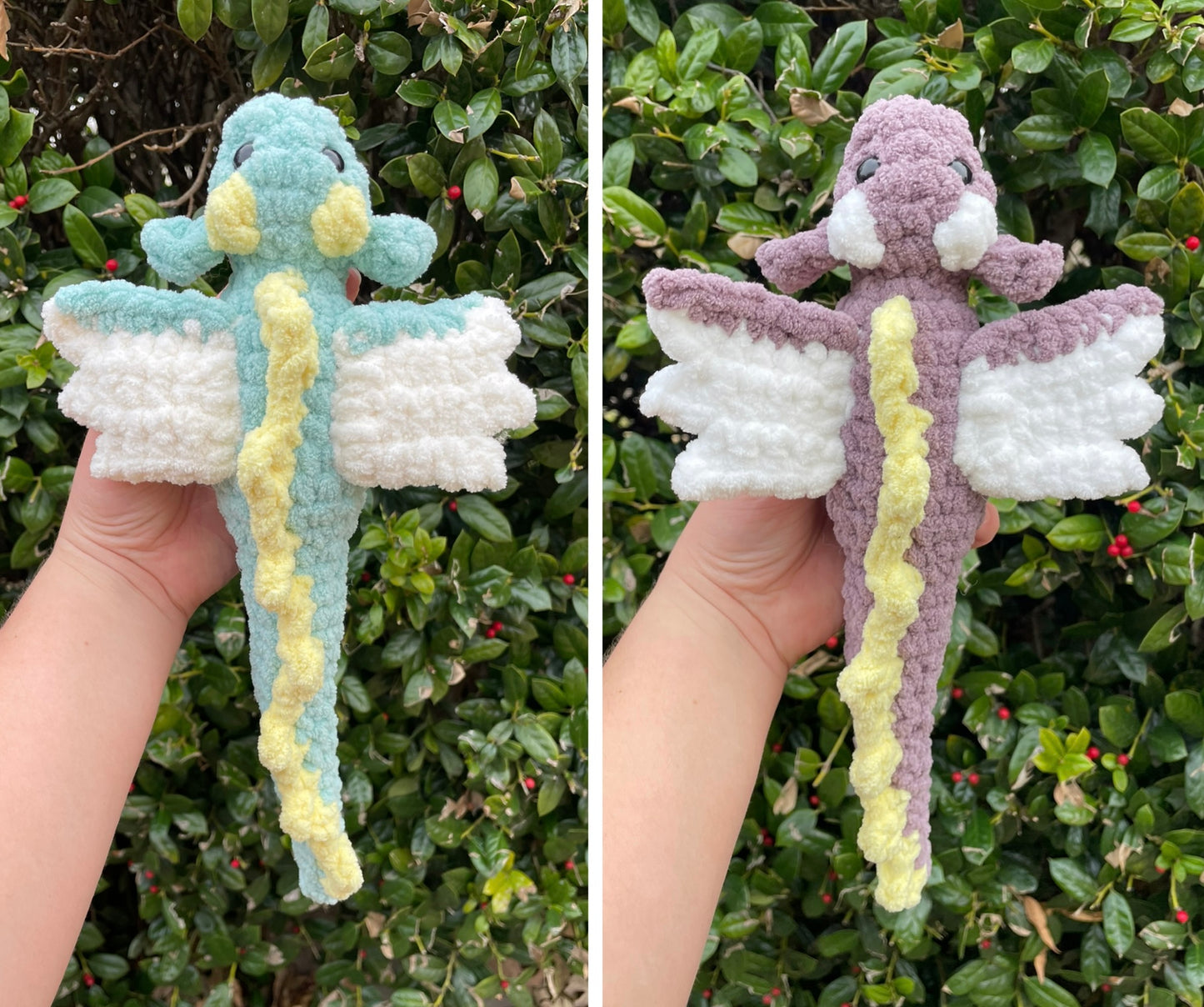 Crochet dragon