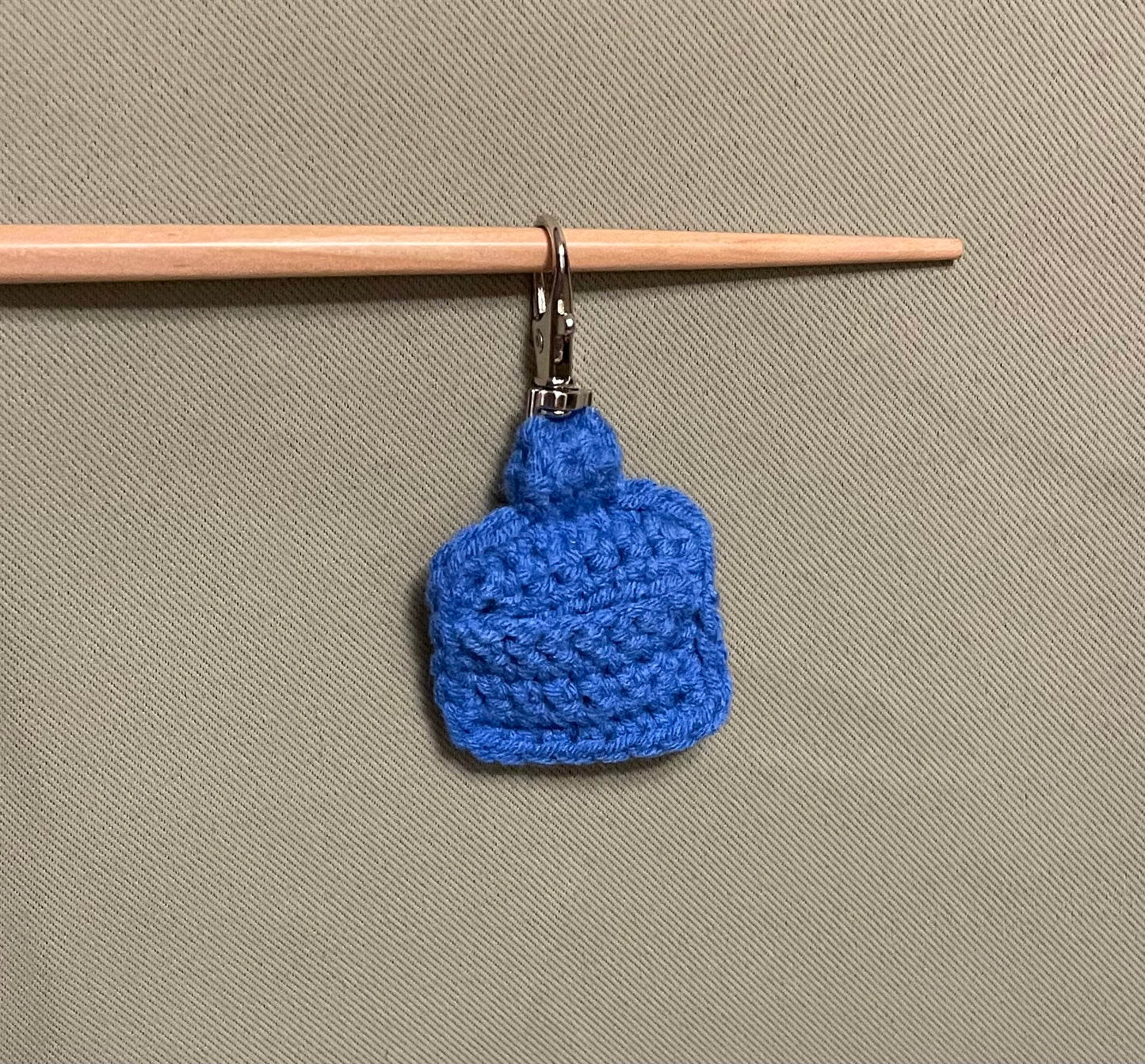 Crochet Aldi Quarter Holder Key Chain