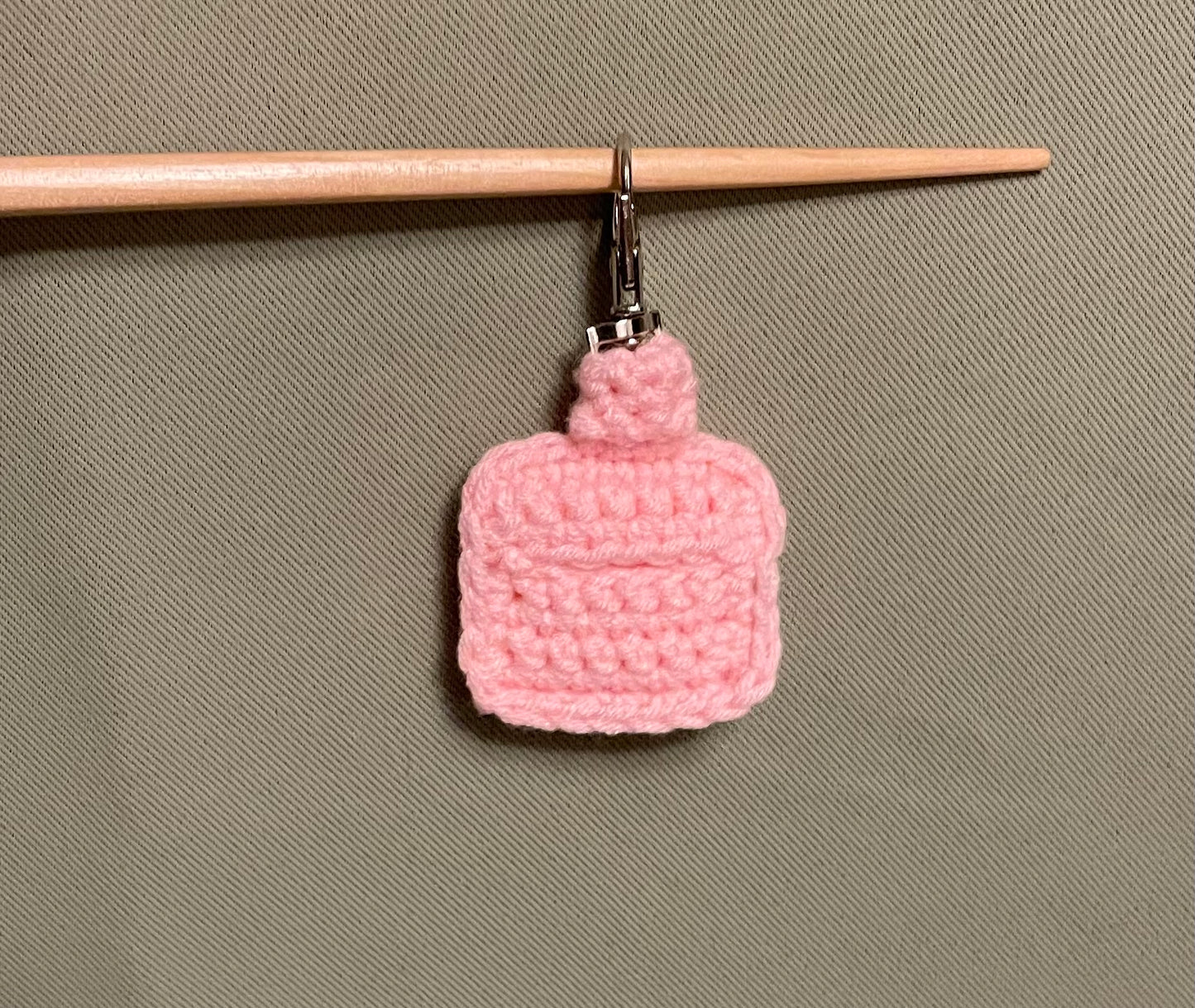 Crochet Aldi Quarter Holder Key Chain