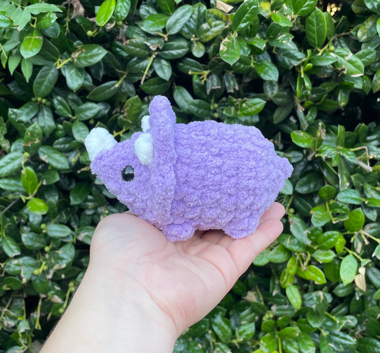 Crochet Triceratops