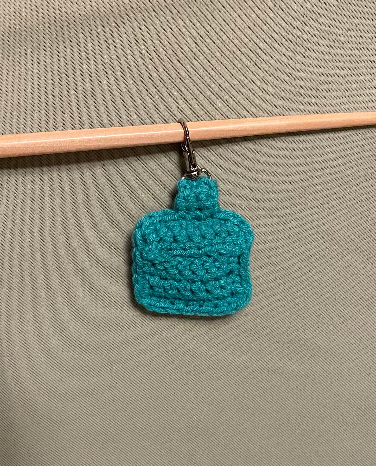 Crochet Aldi Quarter Holder Key Chain
