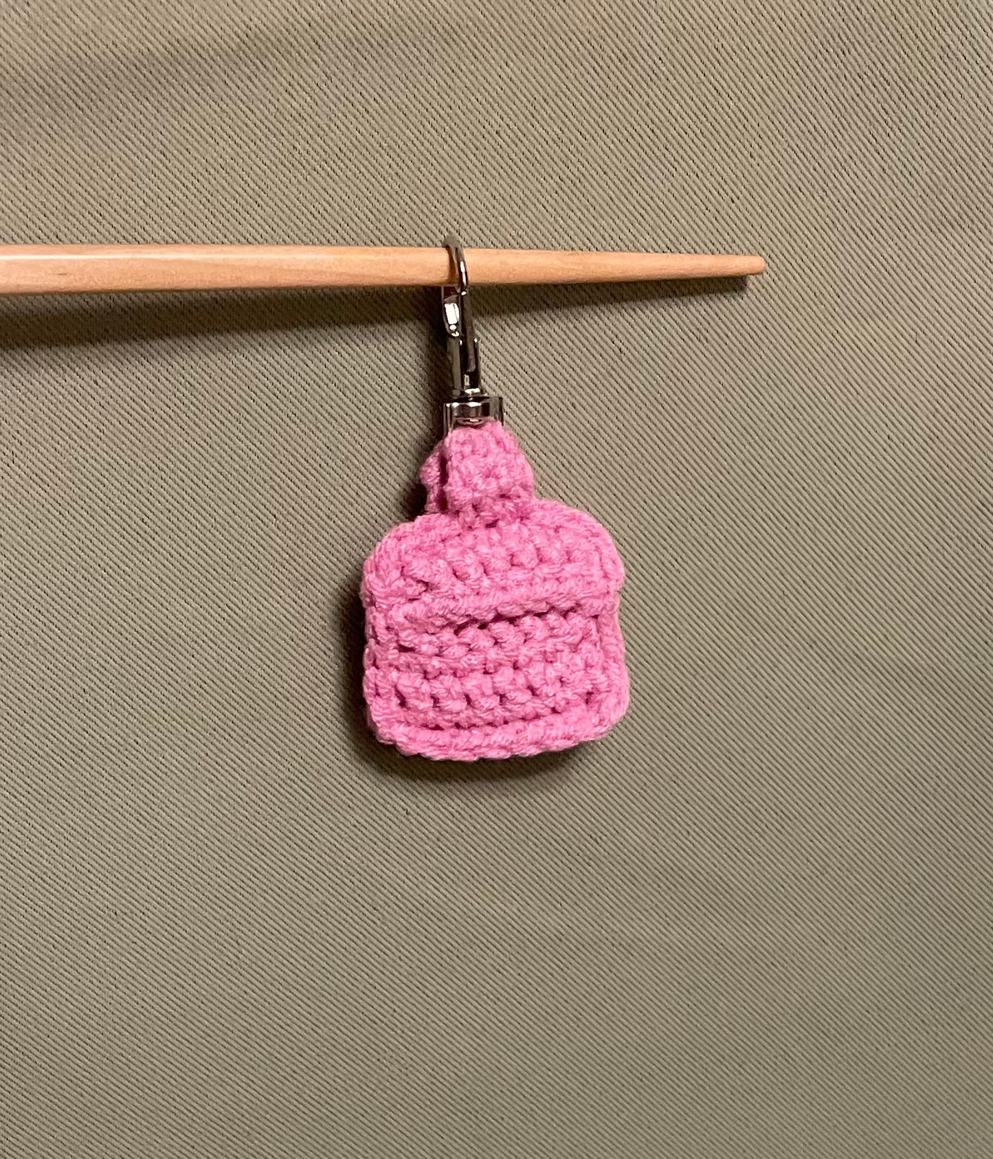 Crochet Aldi Quarter Holder Key Chain