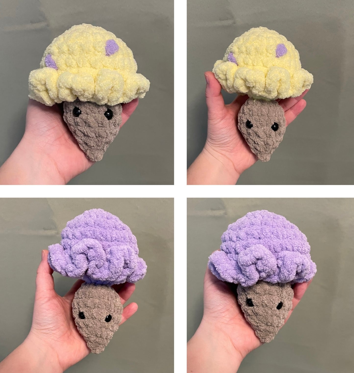 Crochet ice cream pop-it