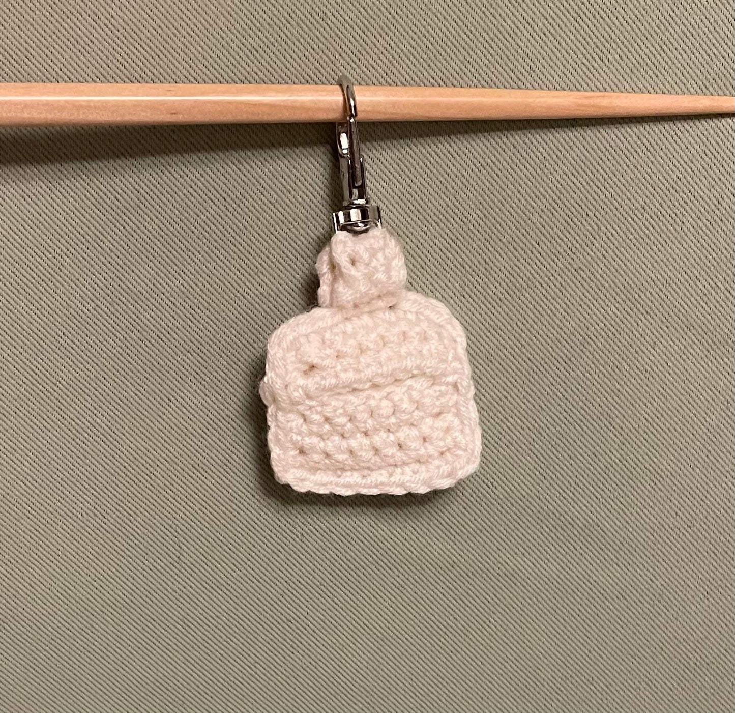 Crochet Aldi Quarter Holder Key Chain