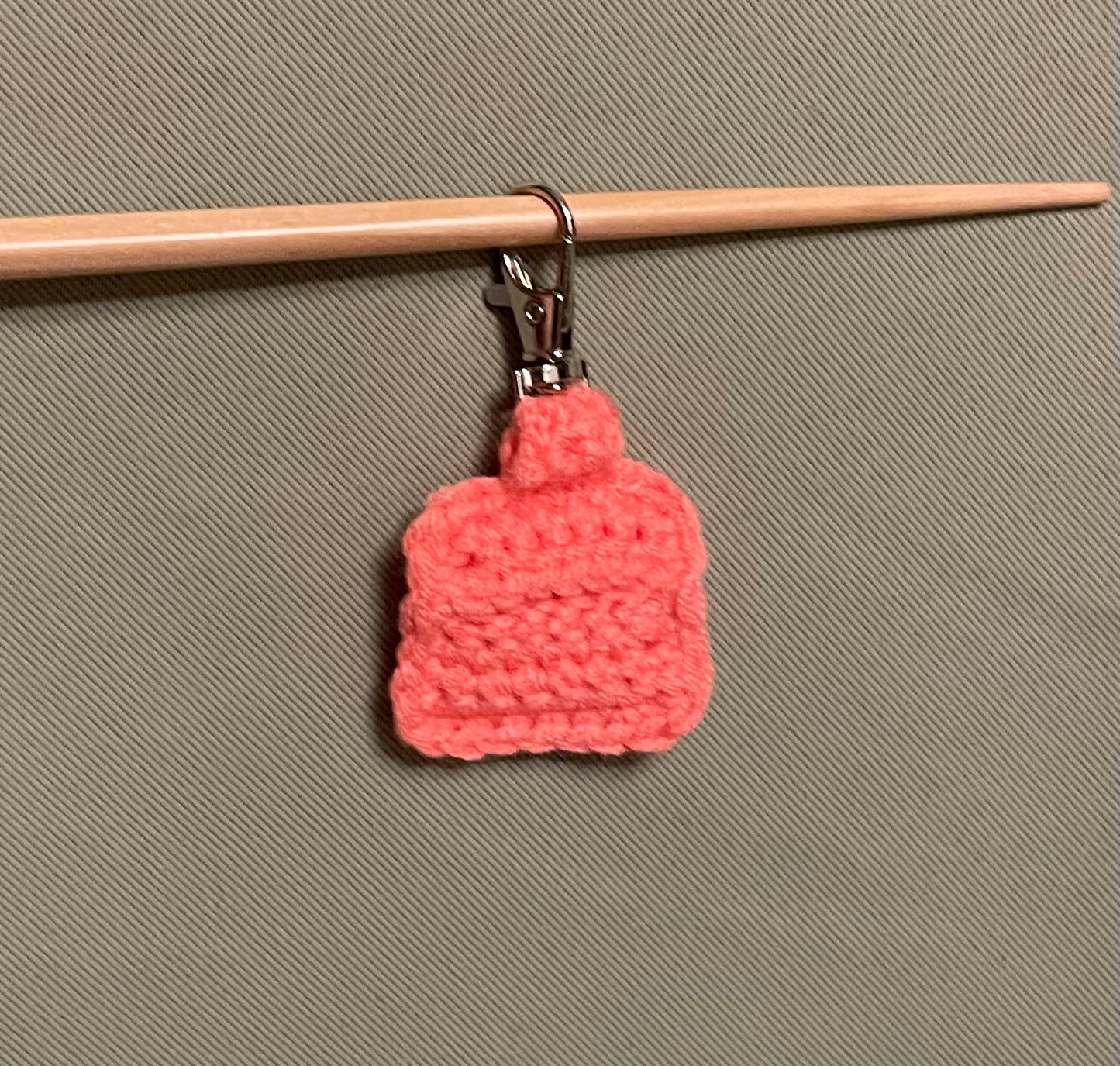 Crochet Aldi Quarter Holder Key Chain