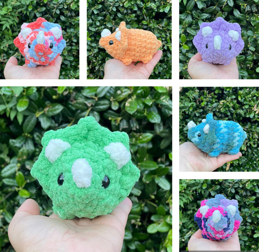 Crochet Triceratops
