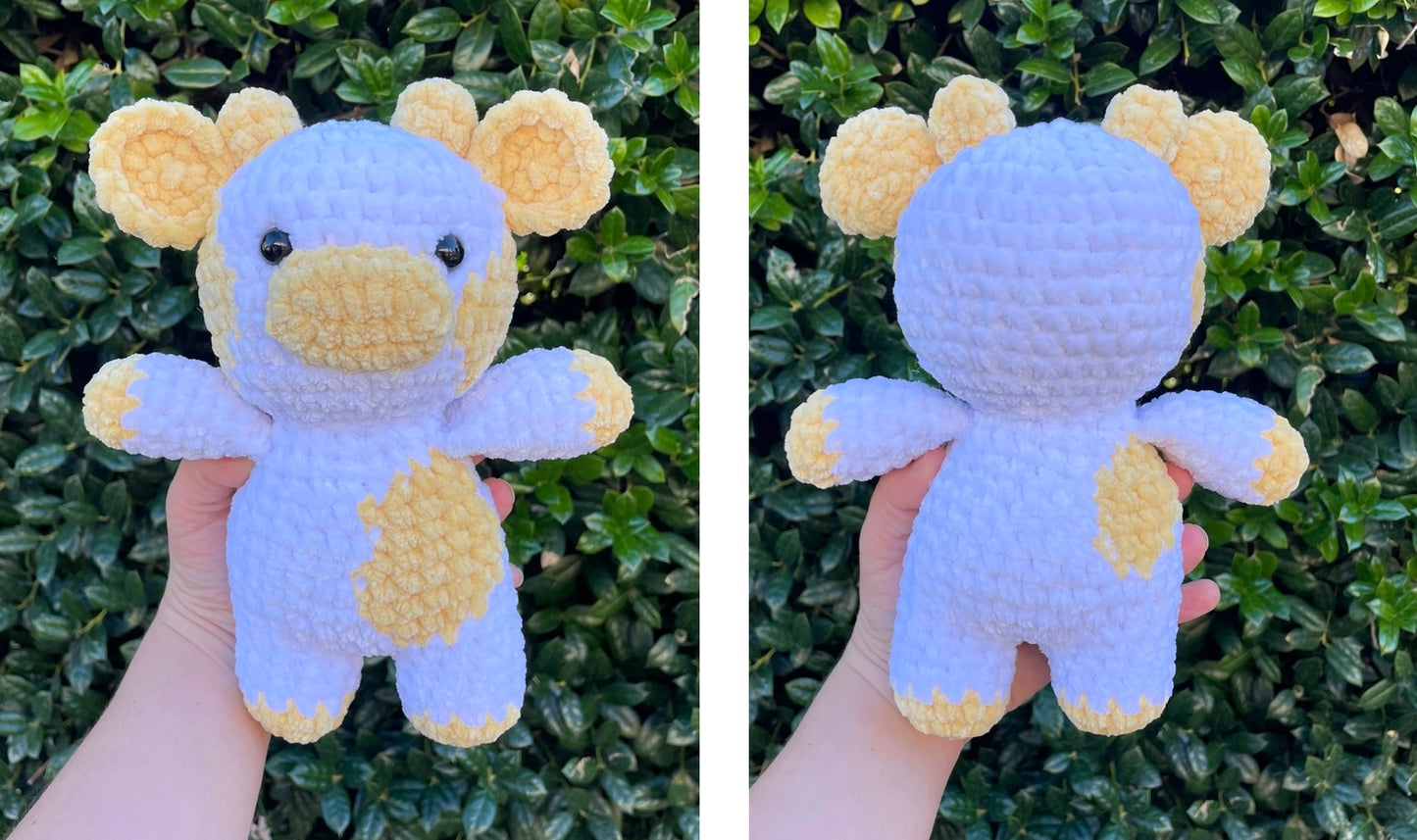 Colorful Crochet Cows