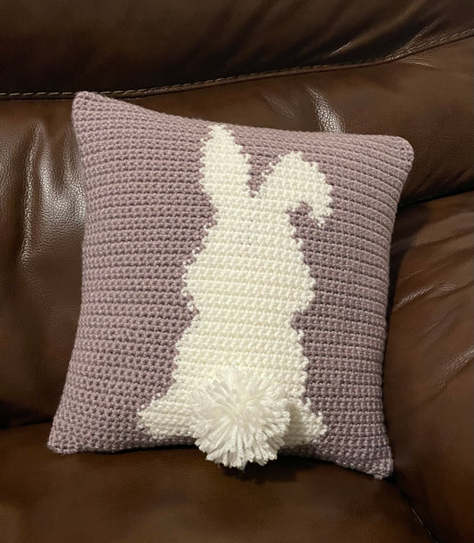Crochet Bunny Pillow