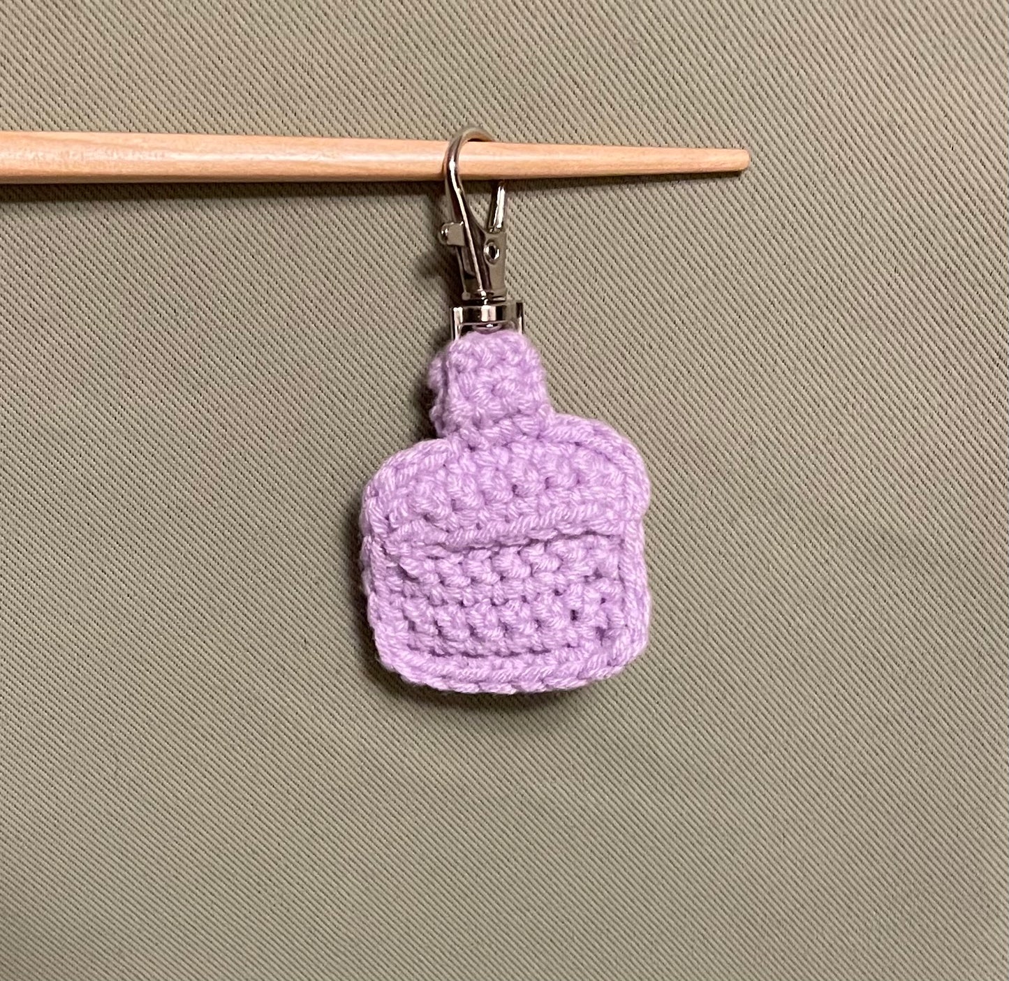 Crochet Aldi Quarter Holder Key Chain