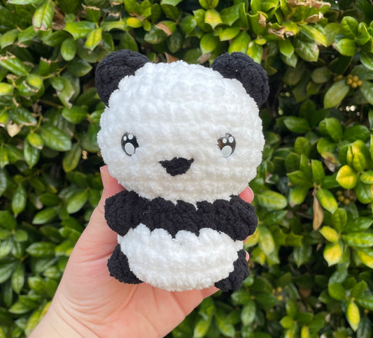 Crochet panda